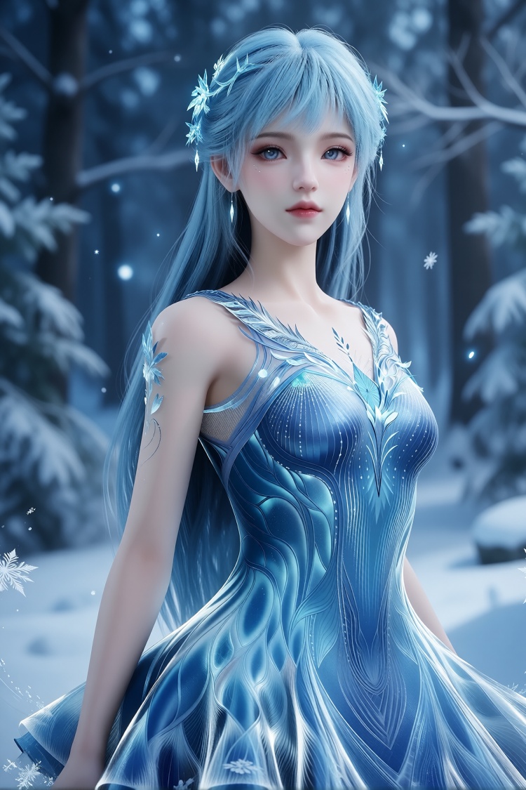 冰天雪女_少女_K2 by 曦 on Tensor.Art