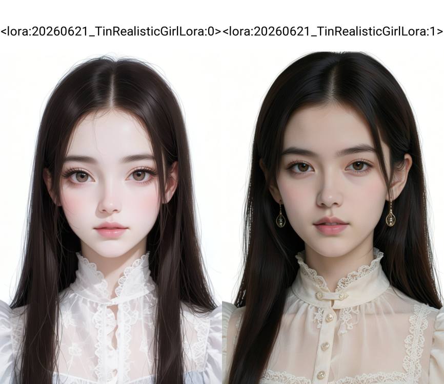 20260621_TinAnimaRealisticGirlLora 动漫逼真人像滑块 by 天TIN on Tensor.Art