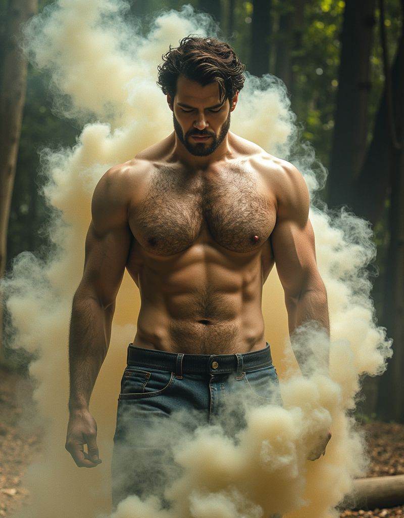 Henry Cavill ,  shirtless ,  3d rendering for a realistic on Tensor.Art