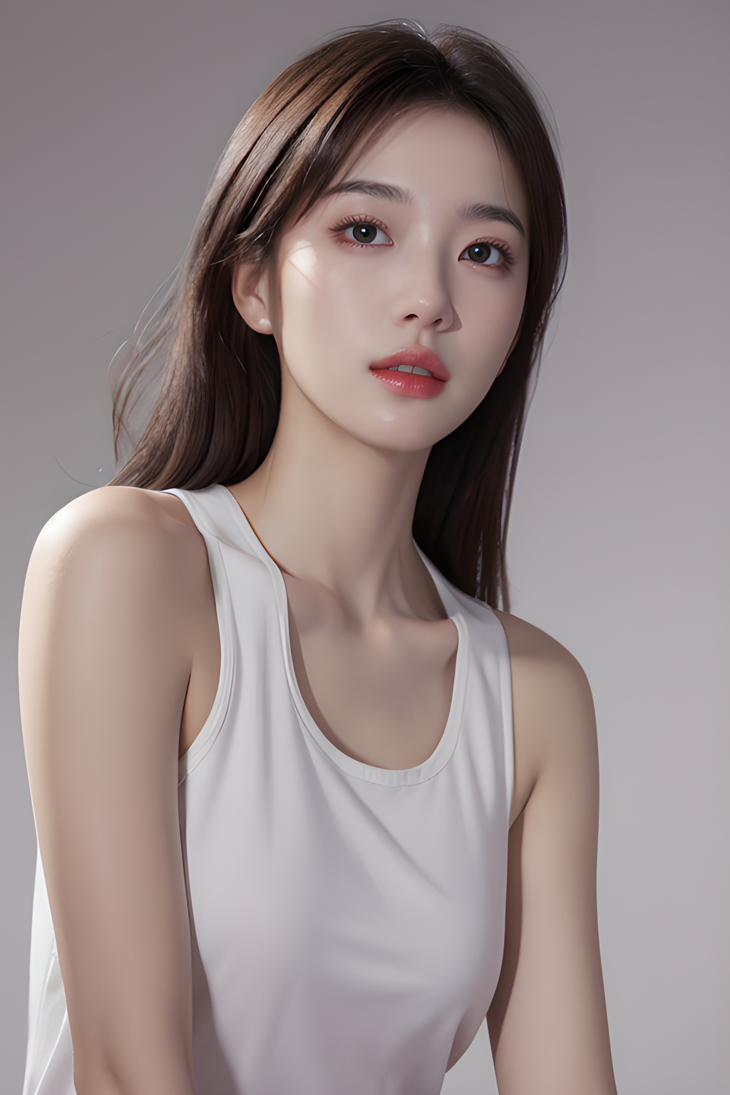 <lora:0811_10:0.7>,simple background,sportswear,, 1girl,realistic,masterpiece, best quality, photorealistic, HDR,detail