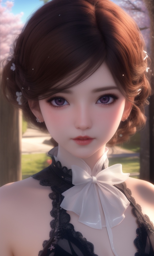 (,1girl, ,best quality, )<lora:365-DA-梦塔·雪谜城-艾妙妙:0.8>ultra detailed background,ultra realistic 8k cg,ultra detailed 8k cg,masterpiece,upper body,  (( , )),, ,science fiction,mole, ultra realistic 8k cg, ,tamari \(flawless\),   ,outdoors, sun,sunlight, cherry blossoms,      (()), (),