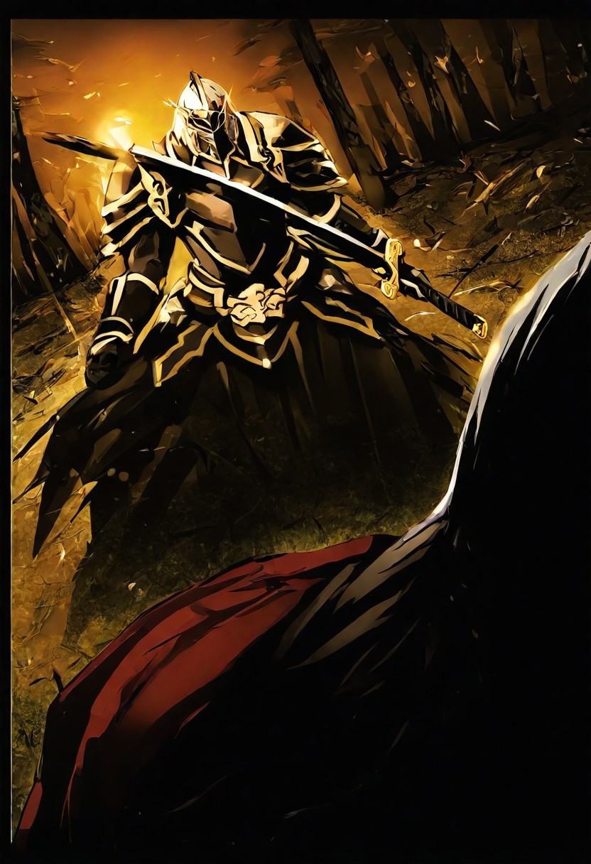 japanese light novel illustration style,  dramatic stage lighting,  bold shadow shapes on Tensor.Art