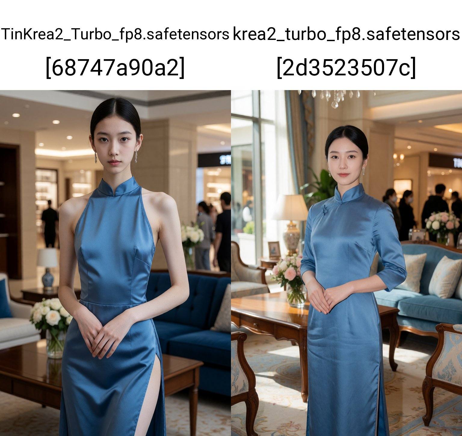 一位年轻的亚裔女性,  大概二十岁出头,  优雅地站在画面中央 on Tensor.Art