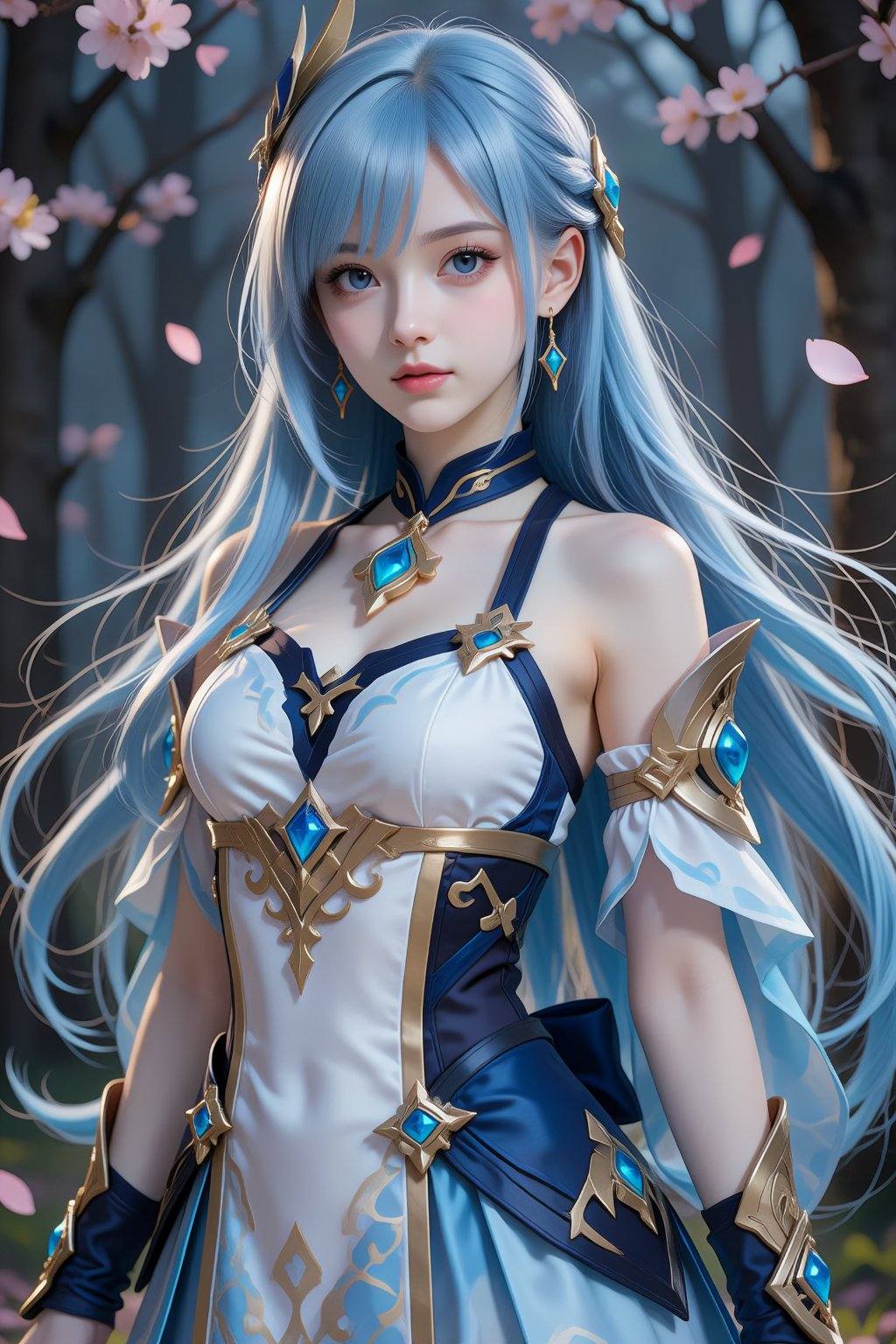 This is a highly detailed,  digital CGI artwork of a young,  attractive woman with long on Tensor.Art