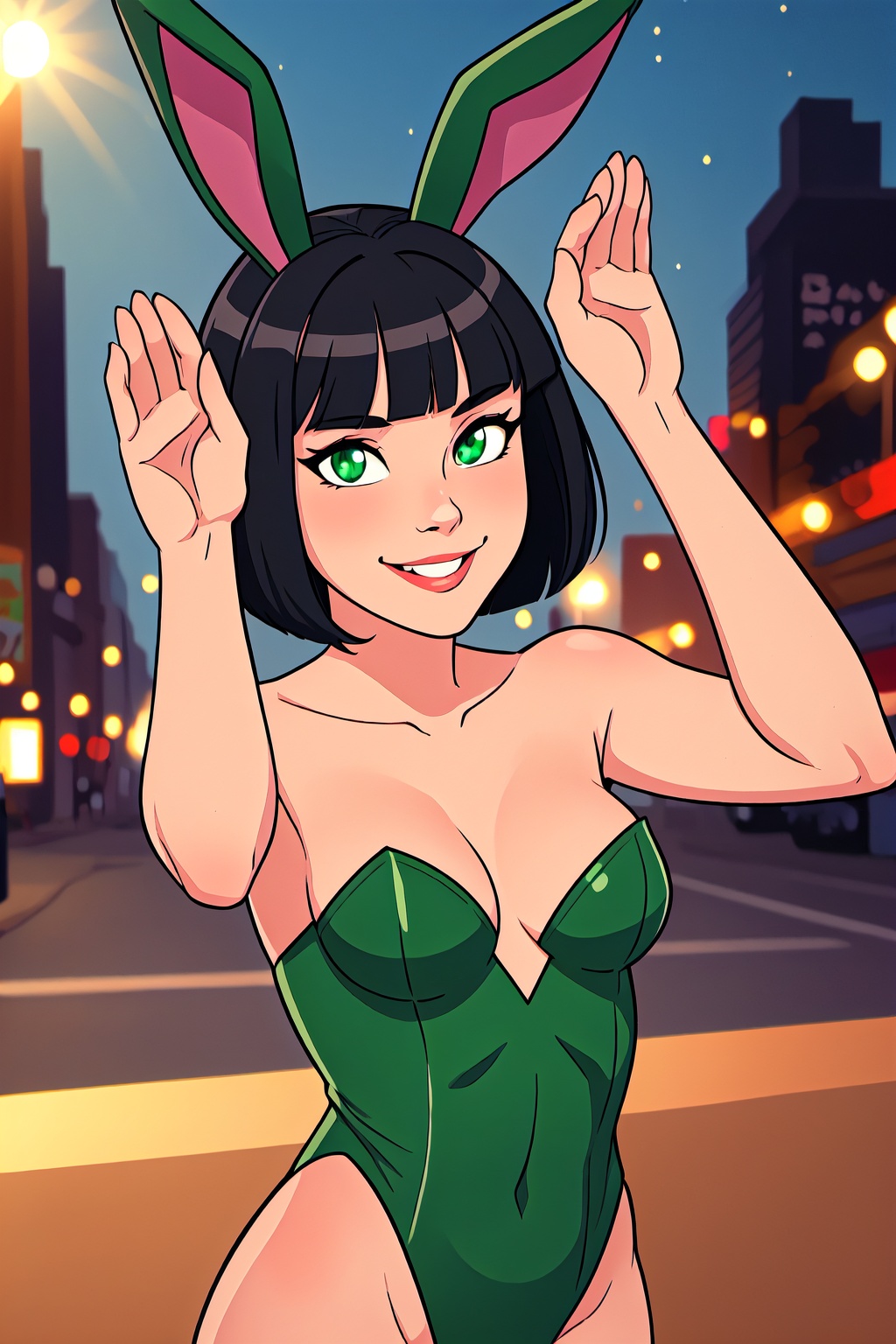 bunny pose,  bpv1,  fake animal ears on Tensor.Art