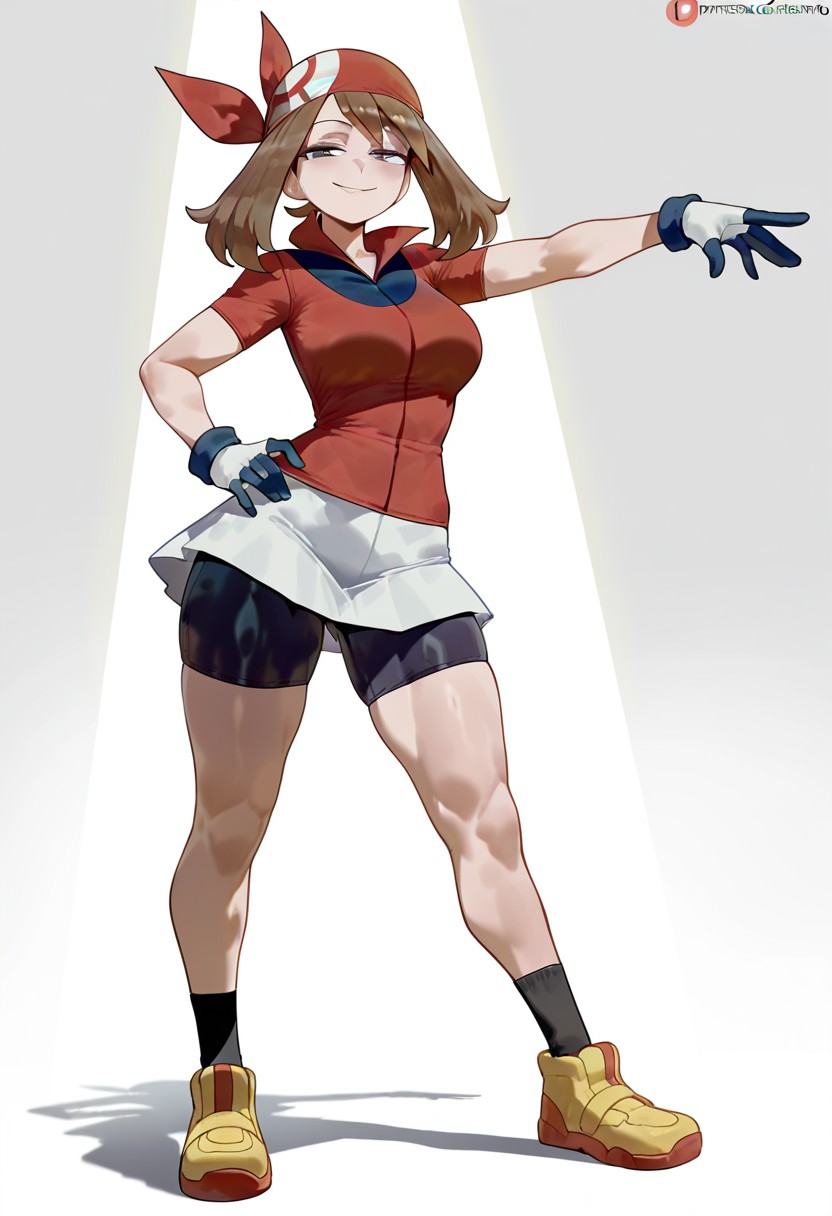 1girl,  friendly smile,  half-closed eyes on Tensor.Art