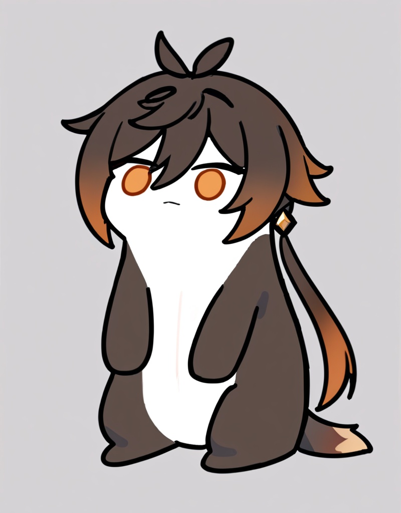masterpiece, best quality, <lora:ponntaitachi-xl:1>,chibi,no humans,zhongli \(genshin impact\), 
