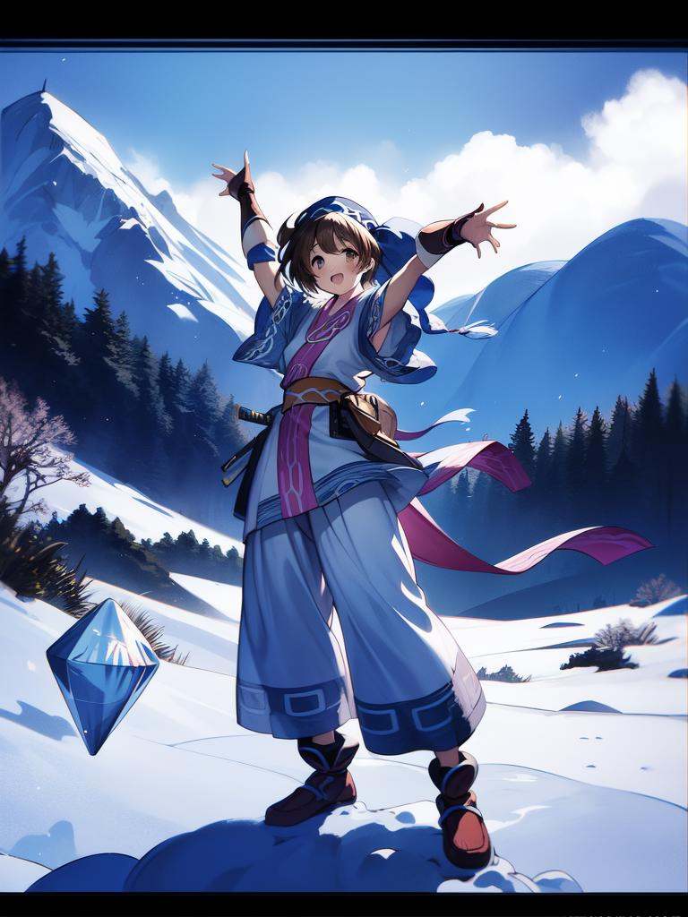 Rimururu,  1girl,  ainu clothes on Tensor.Art