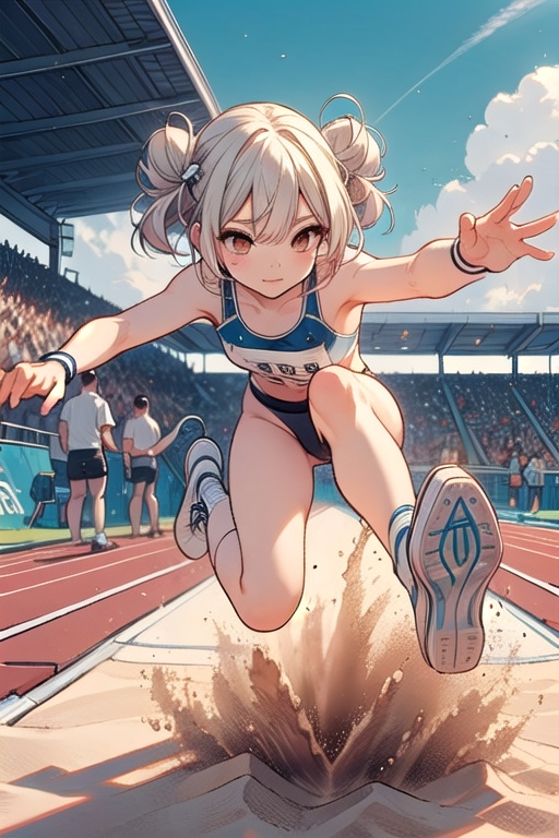 (((sand pit))),  ((long jump)),  ((dust)) on Tensor.Art