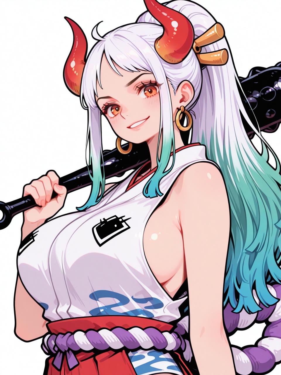 yamato_(one_piece),  1girl,  solo on Tensor.Art