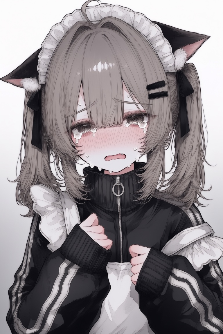 1girl,  ahoge,  animal ear fluff on Tensor.Art