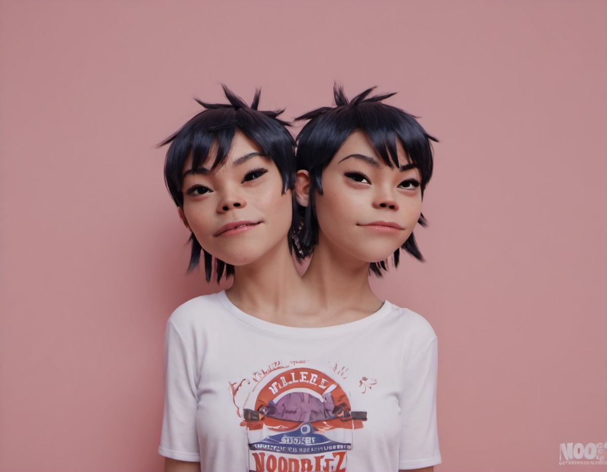 twoheads,  2 heads,  noodlegorillaz on Tensor.Art