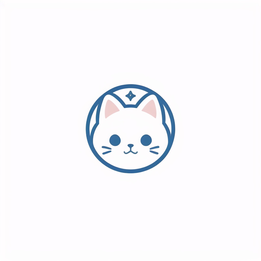 (((masterpiece))),(((best quality))),<lora:20240713-1720879526884-0010:0.8>,no humans,cat,egasumi,simple background,white background,animal,solid circle eyes,white cat,solo,animal ears,flat color,