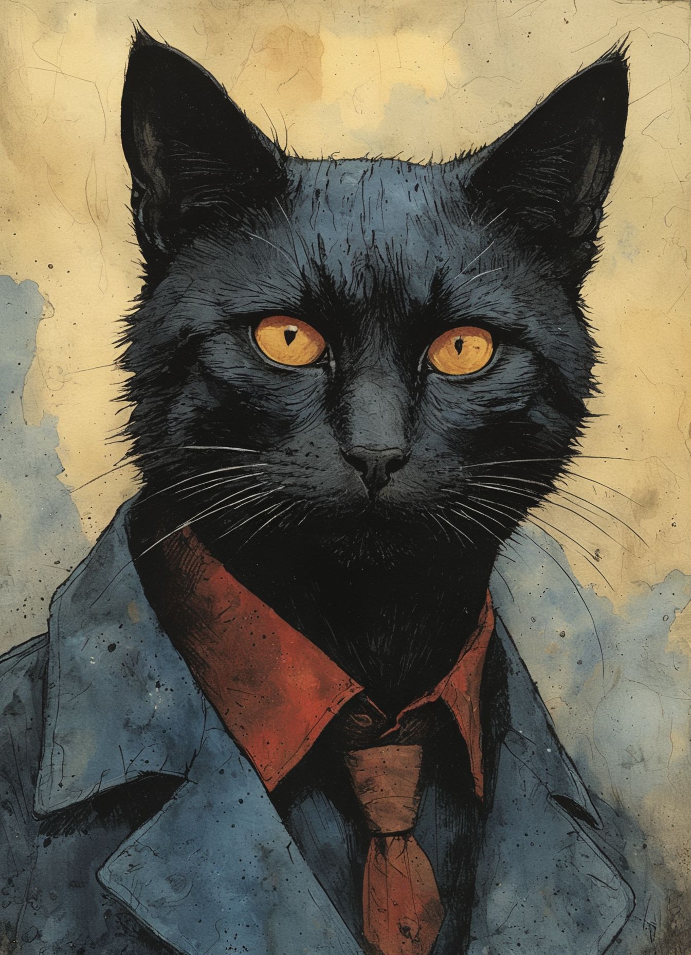 highly detailed linework,  textured shading,  gritty inking on Tensor.Art
