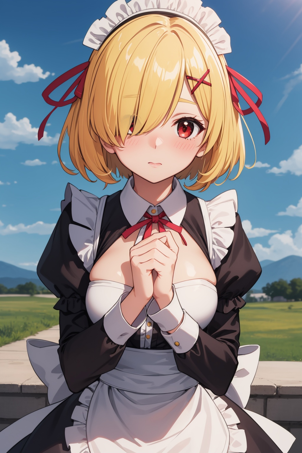 1girl,  solo,  breasts on Tensor.Art