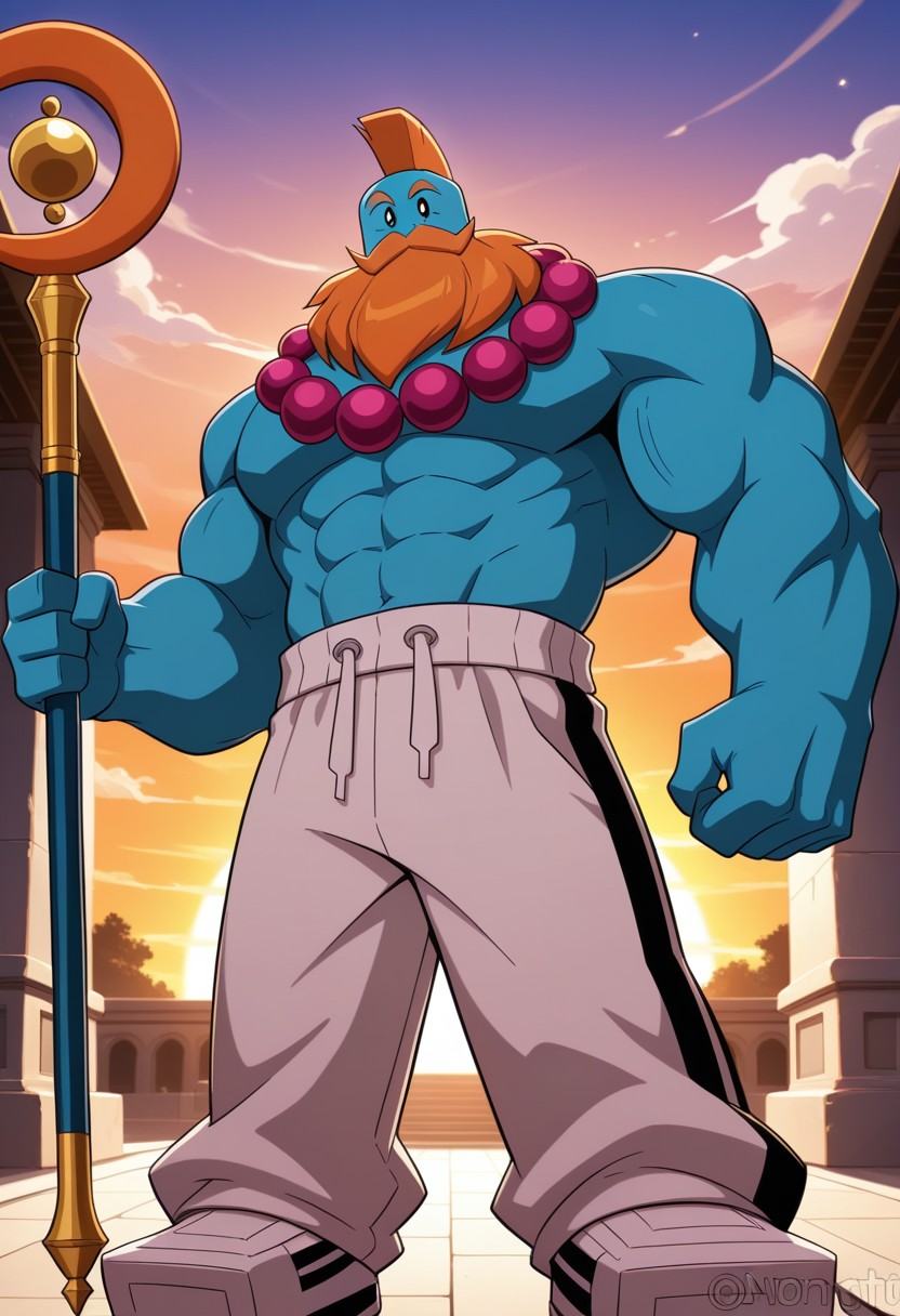 Sandy,  blue skin,  1man on Tensor.Art