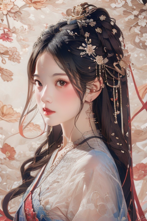 best quality,masterpiece,Highly detailed,1girl,<lora:敦煌融合:1>,