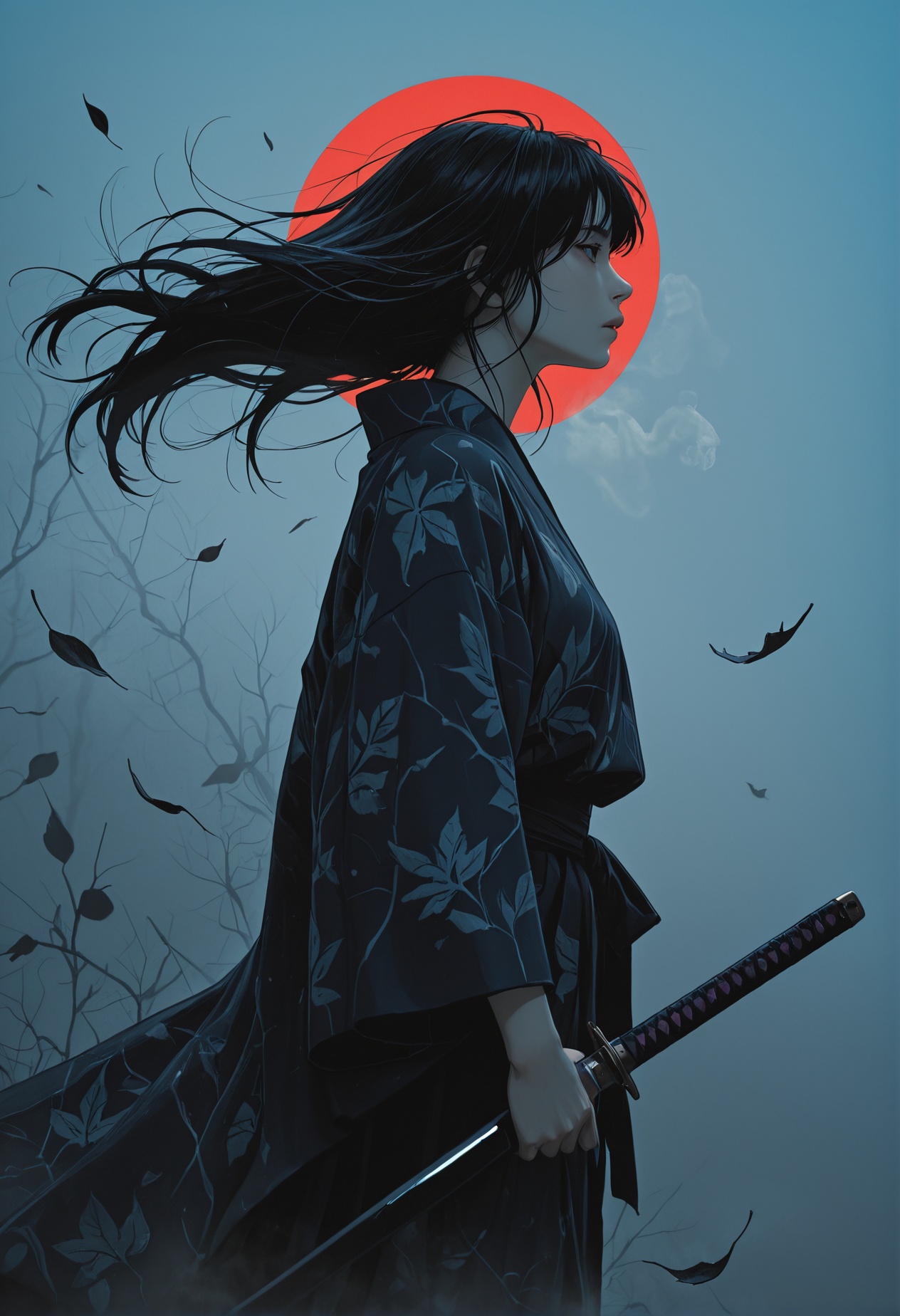 masterpiece,  best quality.woman,  long black hair on Tensor.Art
