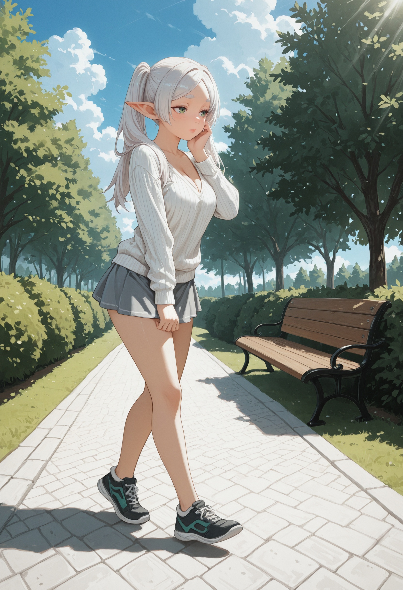 lazypos,  1girl,  solo on Tensor.Art