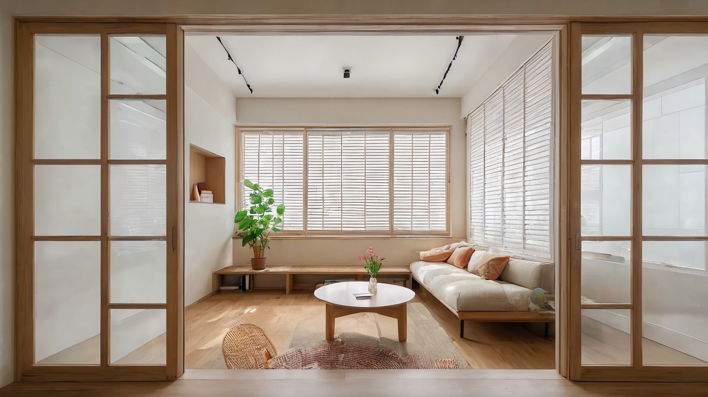 xiaorizi,<lora:rishifeng XL1.0-000007:0.8>,, no humans,window,table,couch,indoors,chair,wooden floor,vase,cup,lamp,potted plant,book,flower,shelf,plant,masterpiece,8K,reality,day,incredibly absurdres,huge filesize,