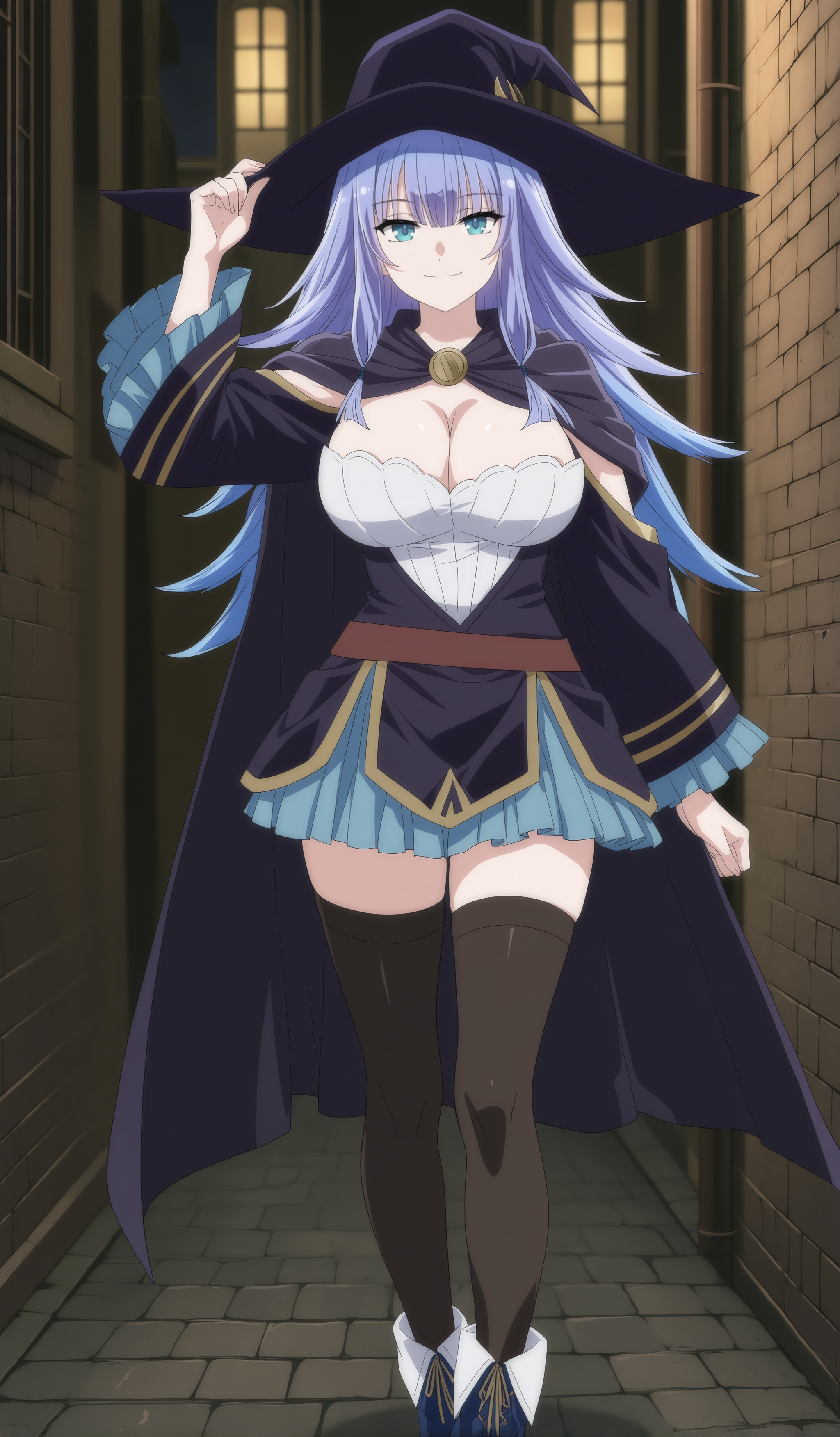 charlotte_reis(mdfd),  1girl,  blue hair on Tensor.Art