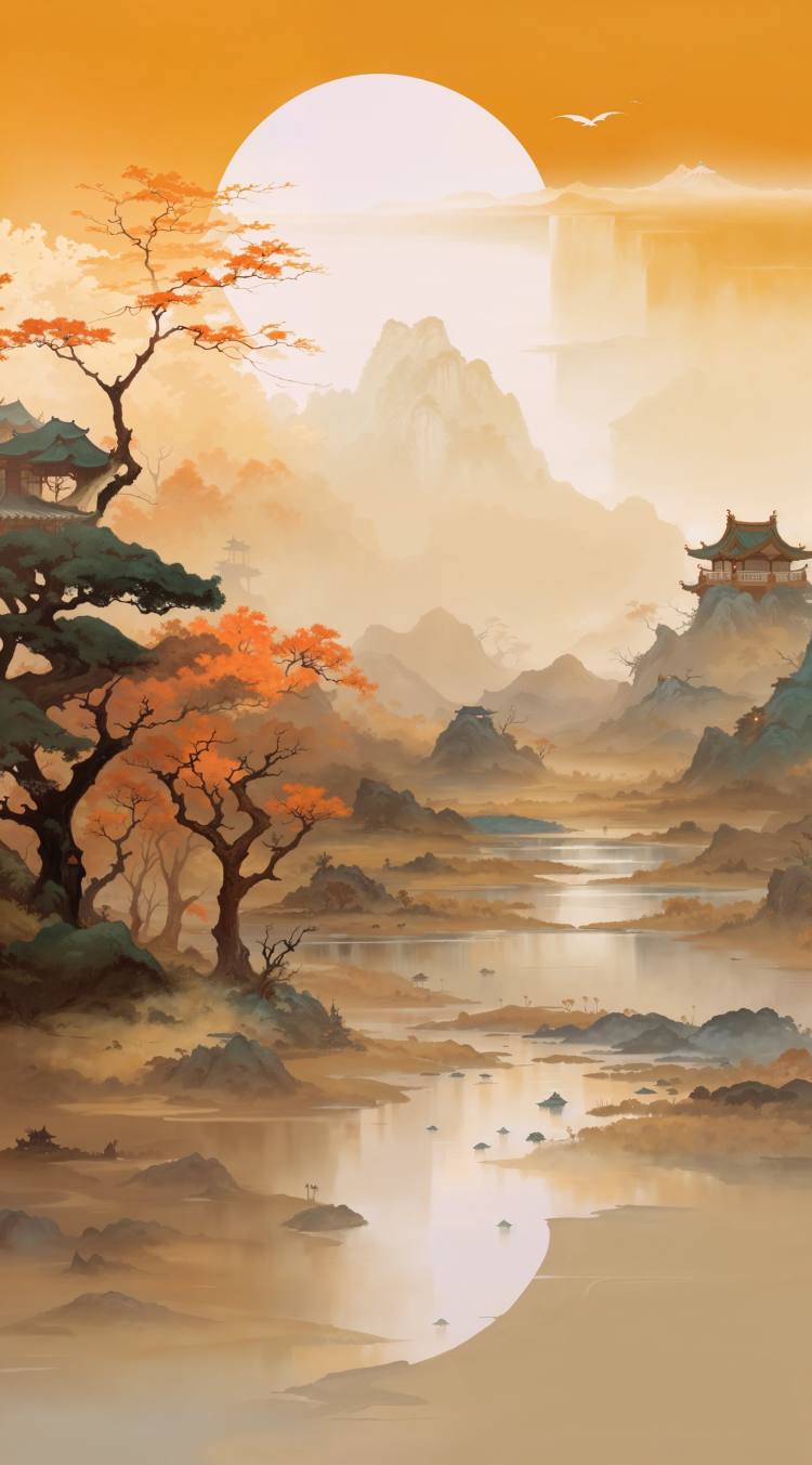 RB-翠微轩辕：中国山水的诗意迷境 by RacerBlueAI on Tensor.Art