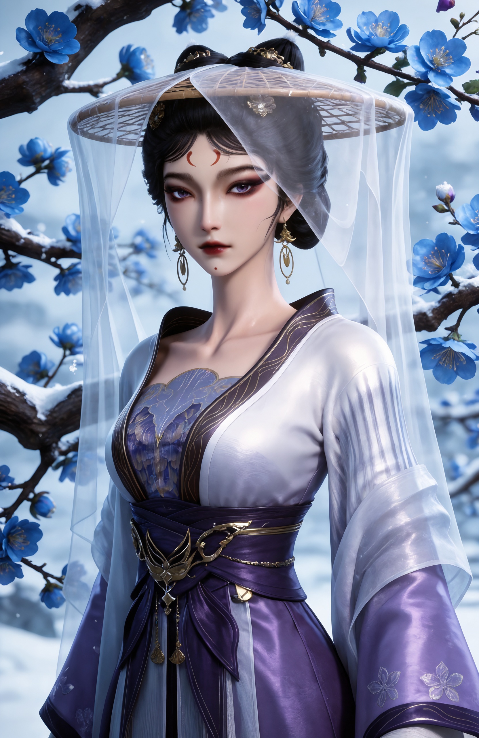 1girl,  black hair,  hair bun by 天海TianHai on Tensor.Art
