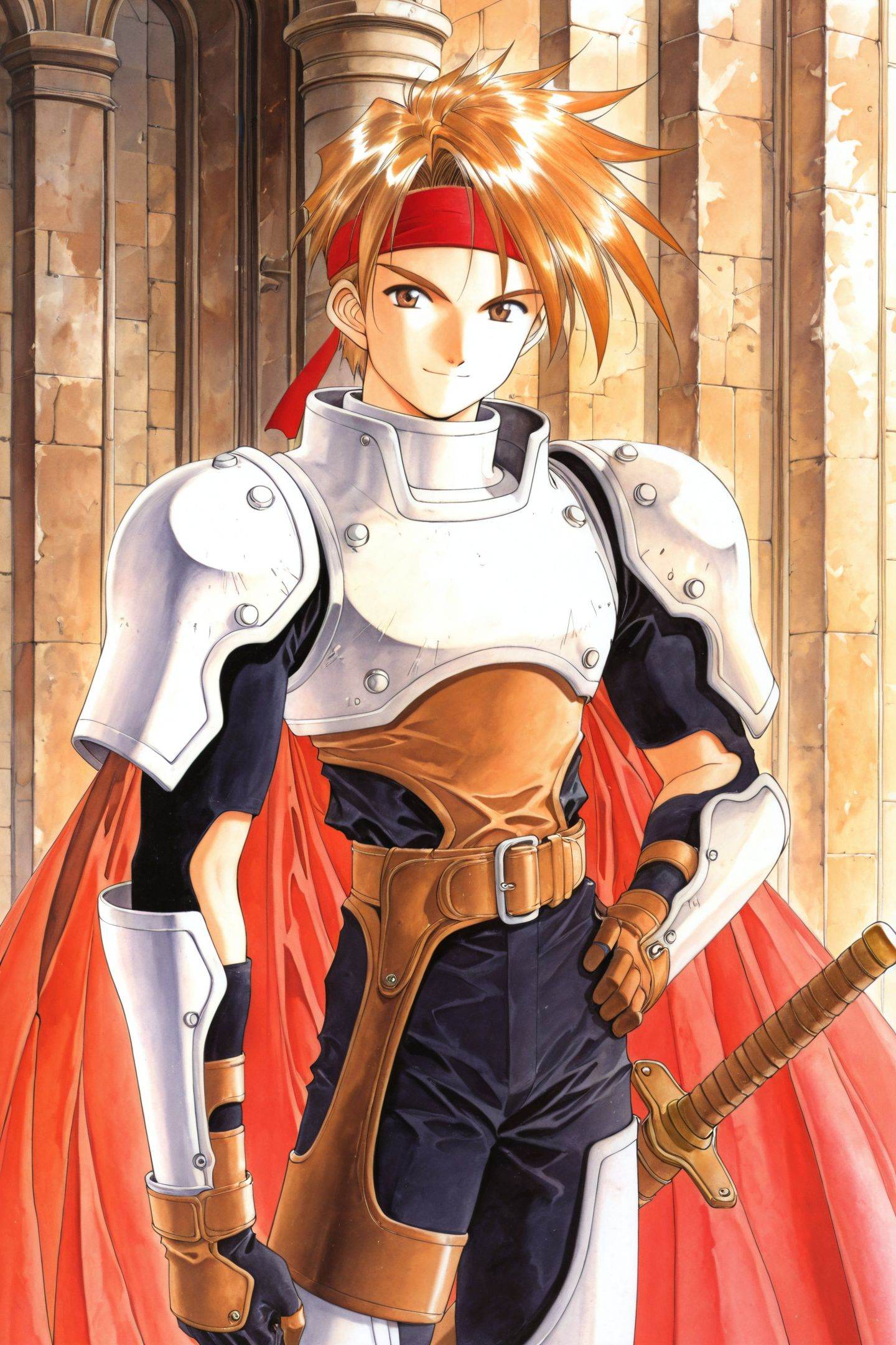 Kousuke Fujishima Style,  Cless Alvein,  solo on Tensor.Art