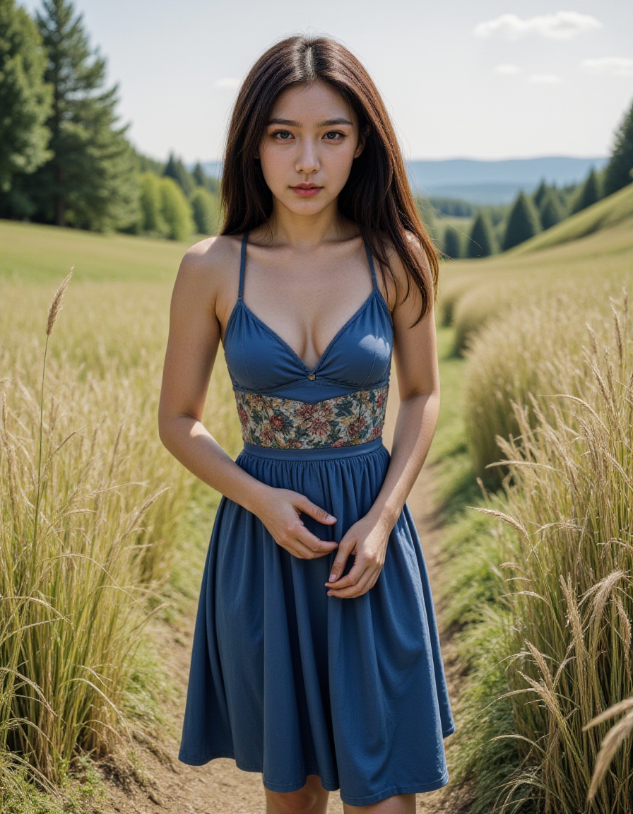 teenage,1girl,realistic,dress,outdoors,