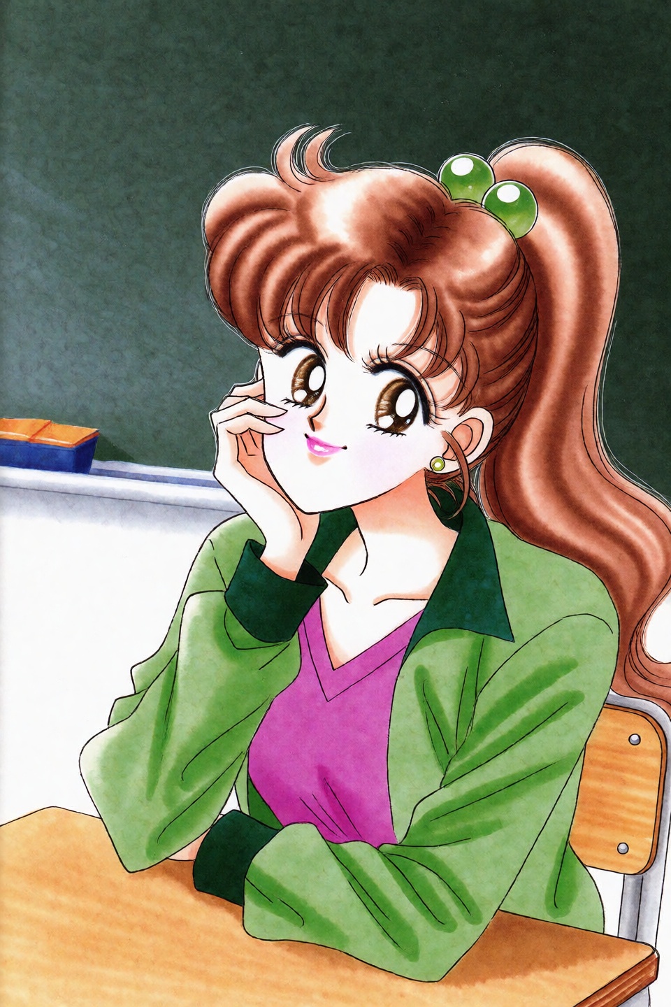 Takeuchi Naoko Style,  1girl,  solo on Tensor.Art