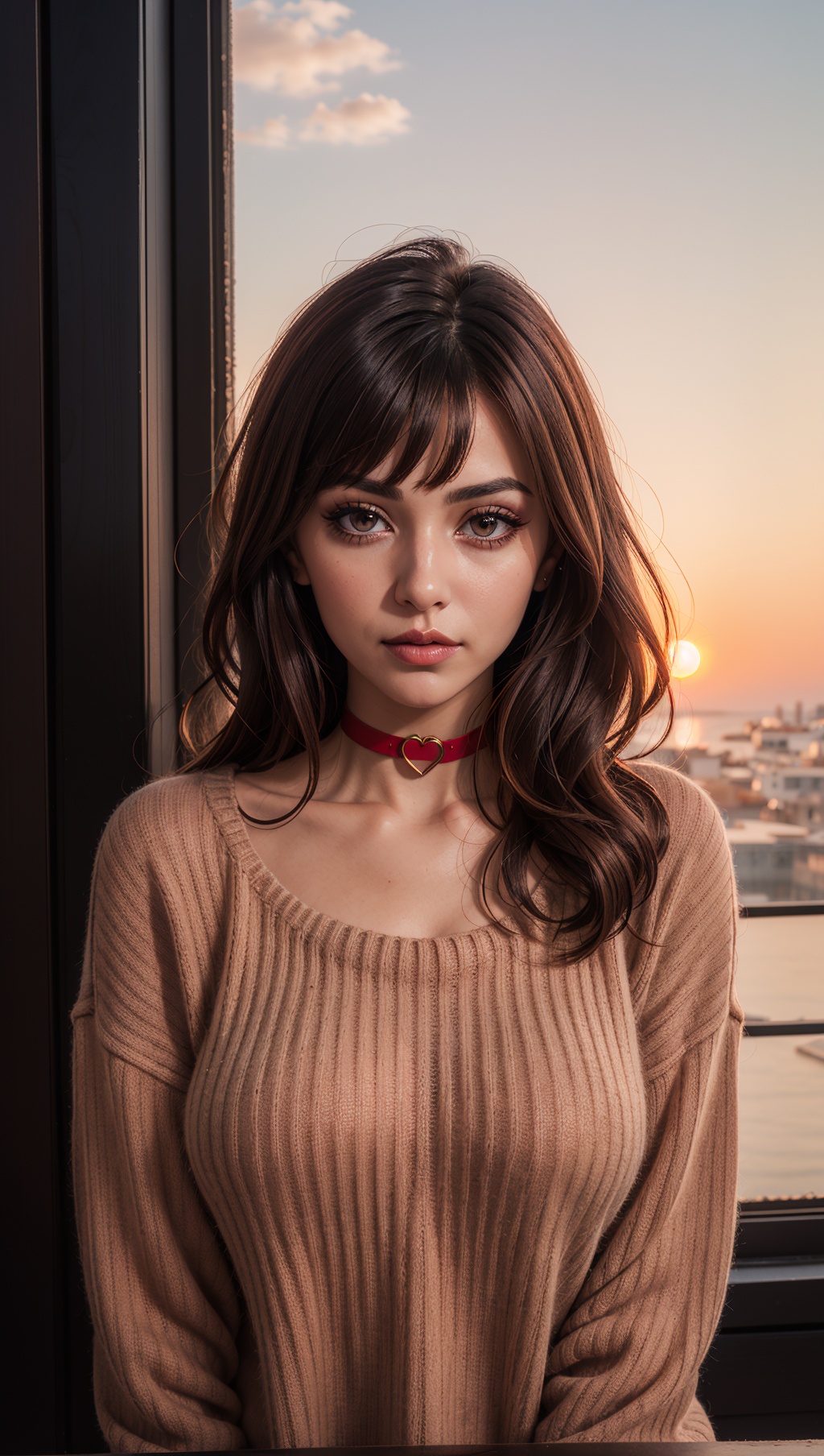 1 young cute iranian girl,  very slim,  skinny on Tensor.Art