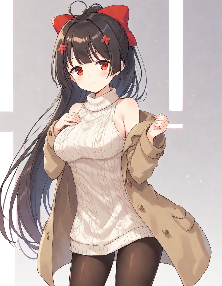agano \(azur lane\),  sweater dress,  sleeveless on Tensor.Art