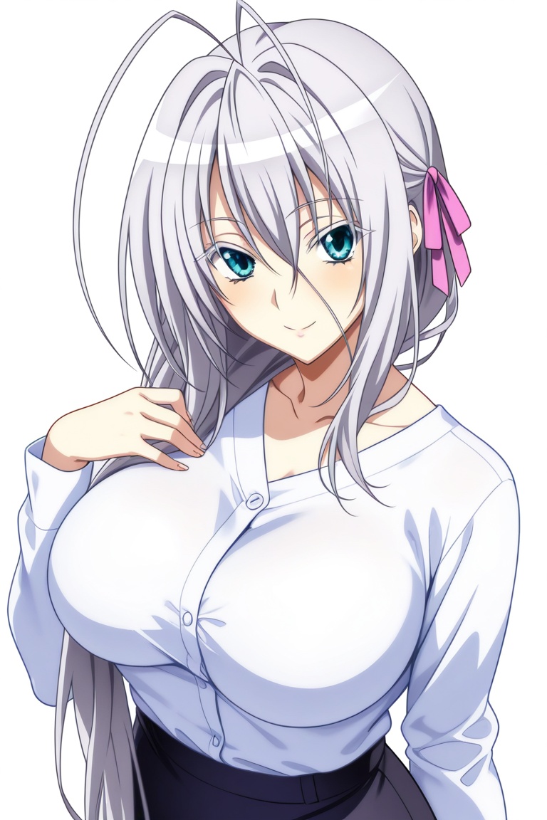 rossweisse,  high school dxd,  grey hair on Tensor.Art