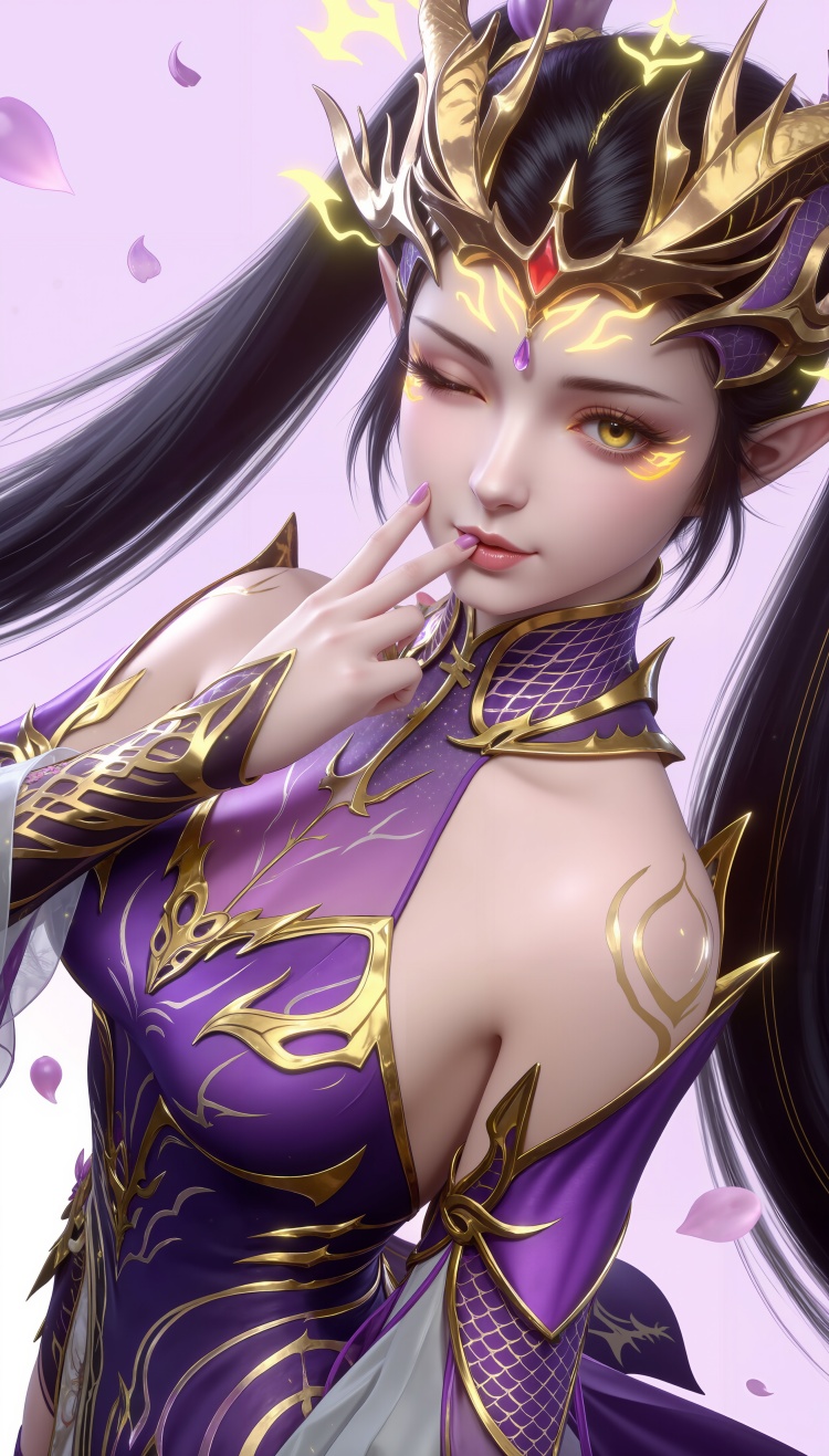 DJ_紫妍-新建模-龙皇-斗破苍穹 by DJ大江东去 on Tensor.Art