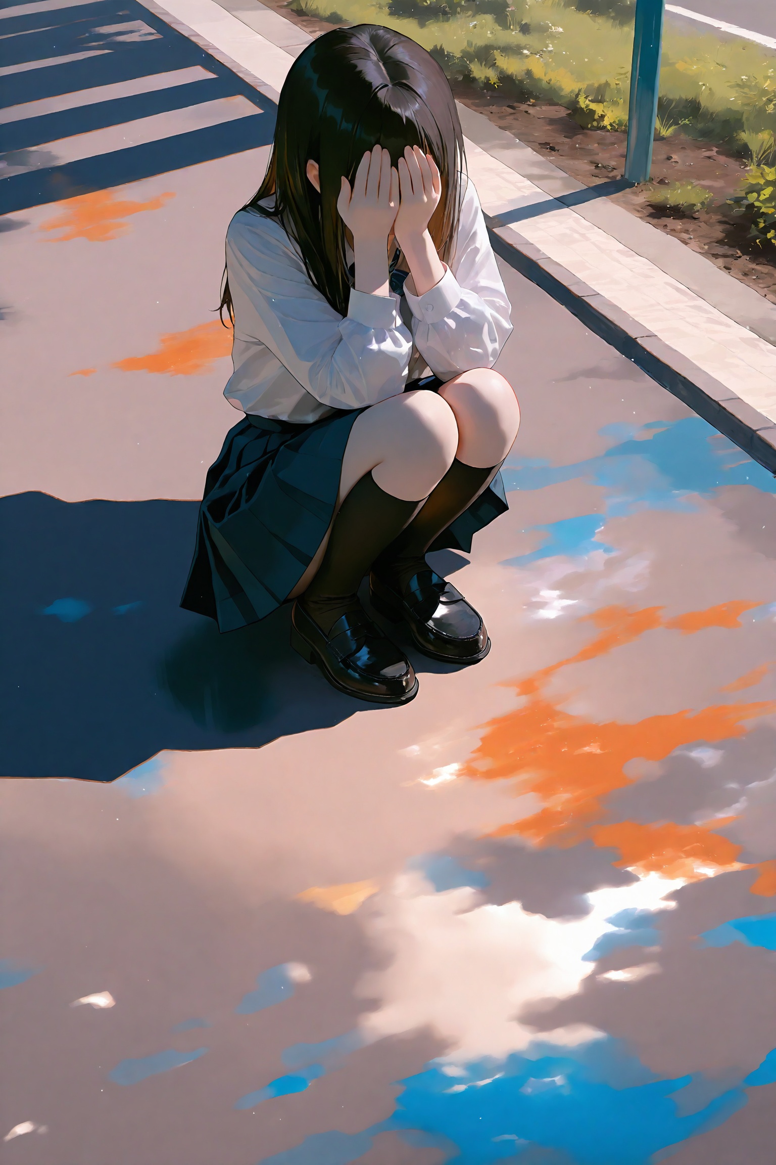 1girl,  solo,  skirt on Tensor.Art