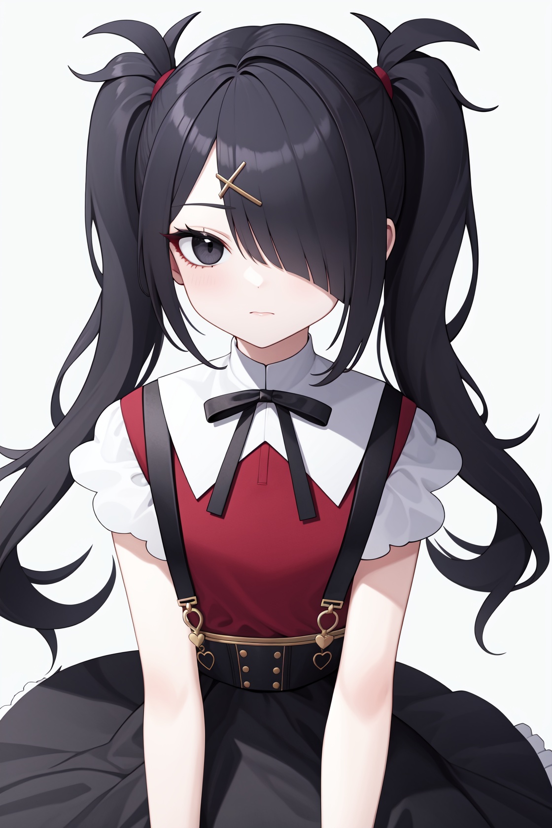 chaotian2,  twintails,  black hair by 薇塔Vita on Tensor.Art
