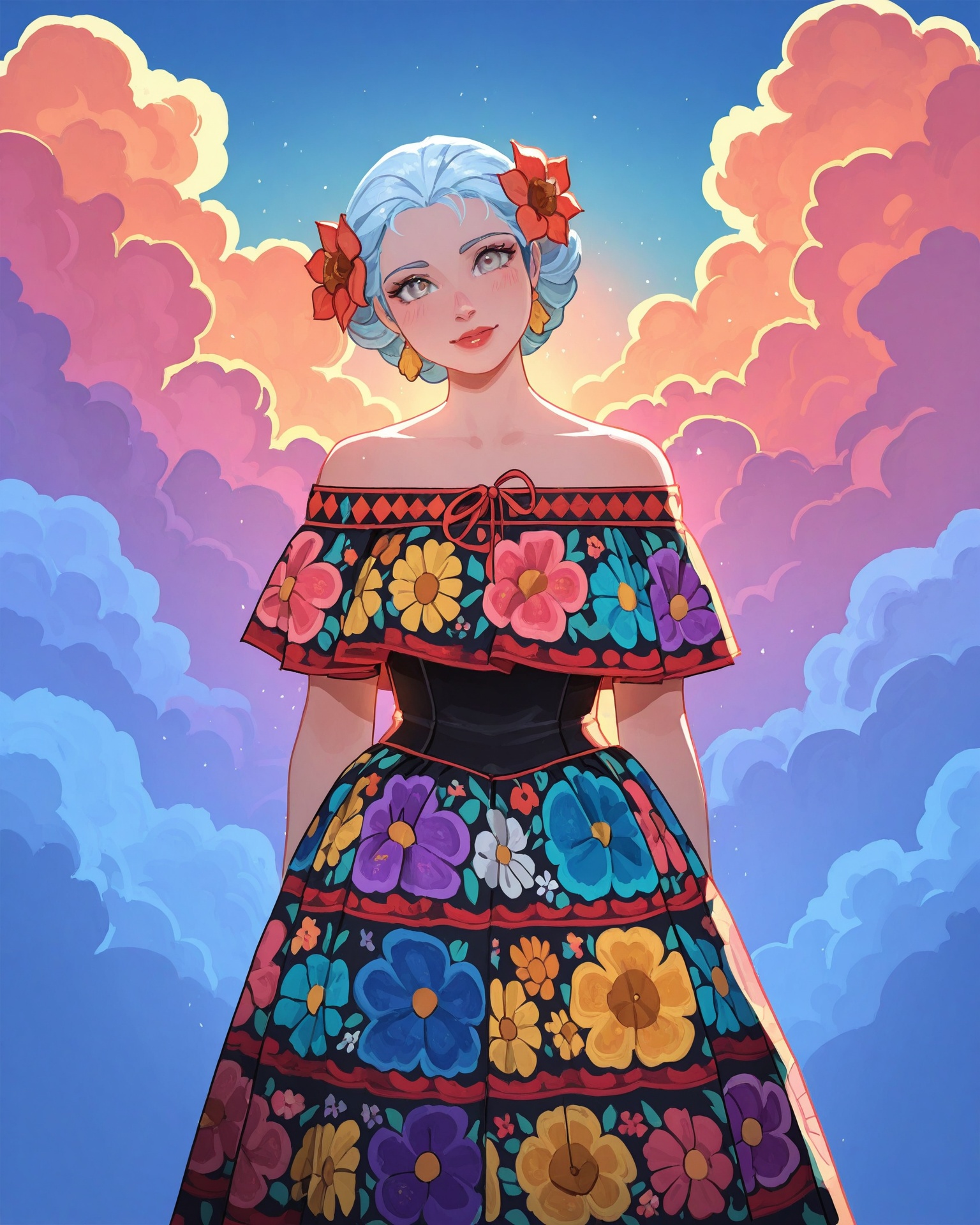 1girl,  chiapas,  chiapas dress on Tensor.Art