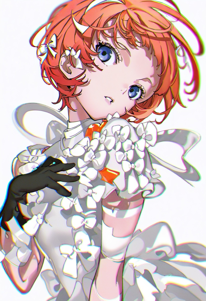 1girl,  solo,  short hair on Tensor.Art