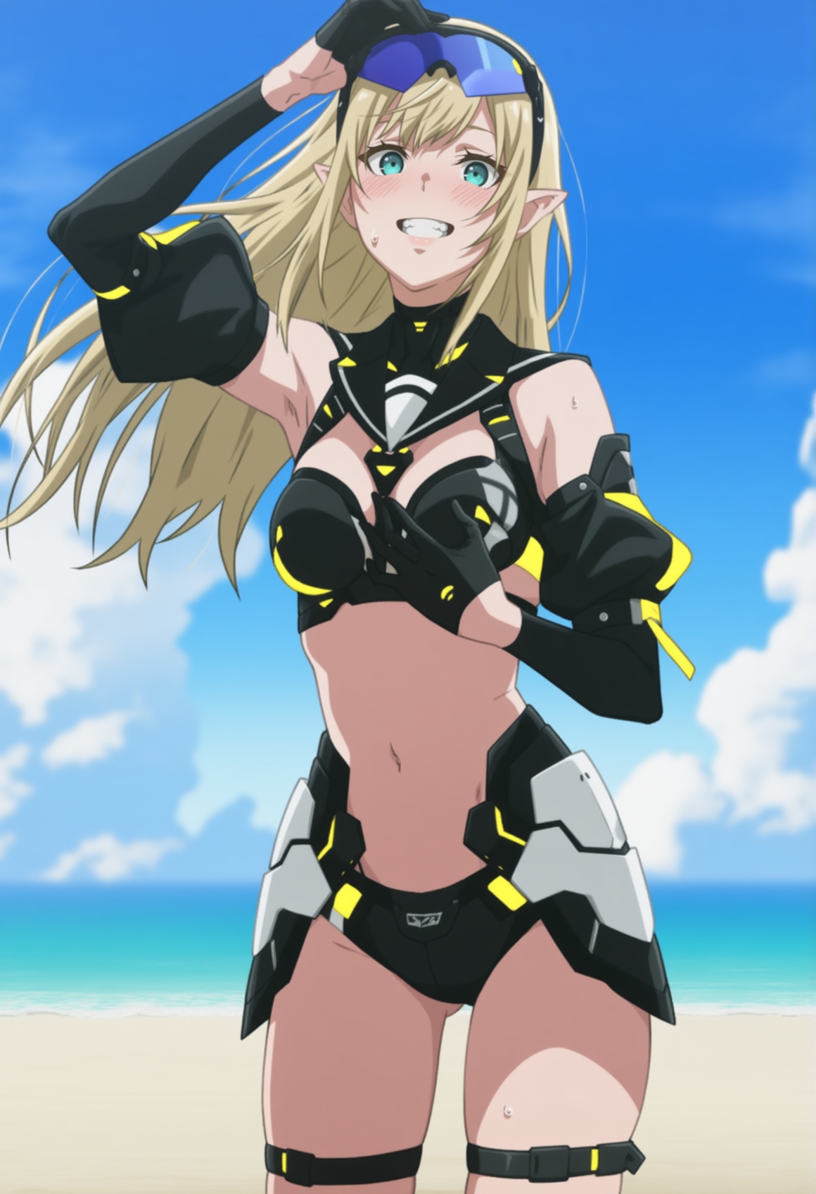 1girl,  solo,  blonde hair on Tensor.Art