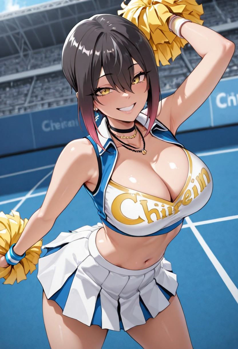 shizuku,  medium hair,  gyaru on Tensor.Art