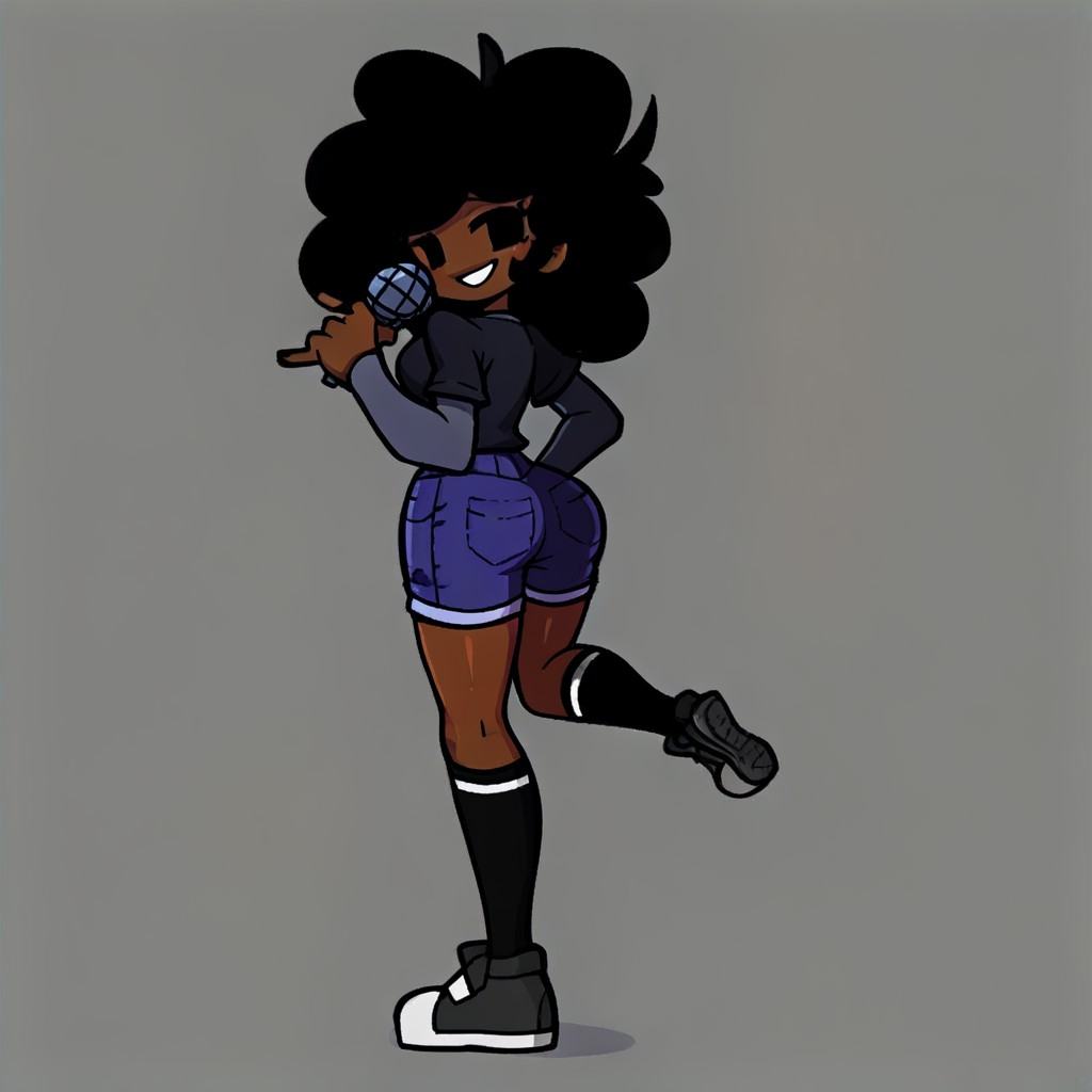 CarolFNF,  1girl,  dark skin on Tensor.Art