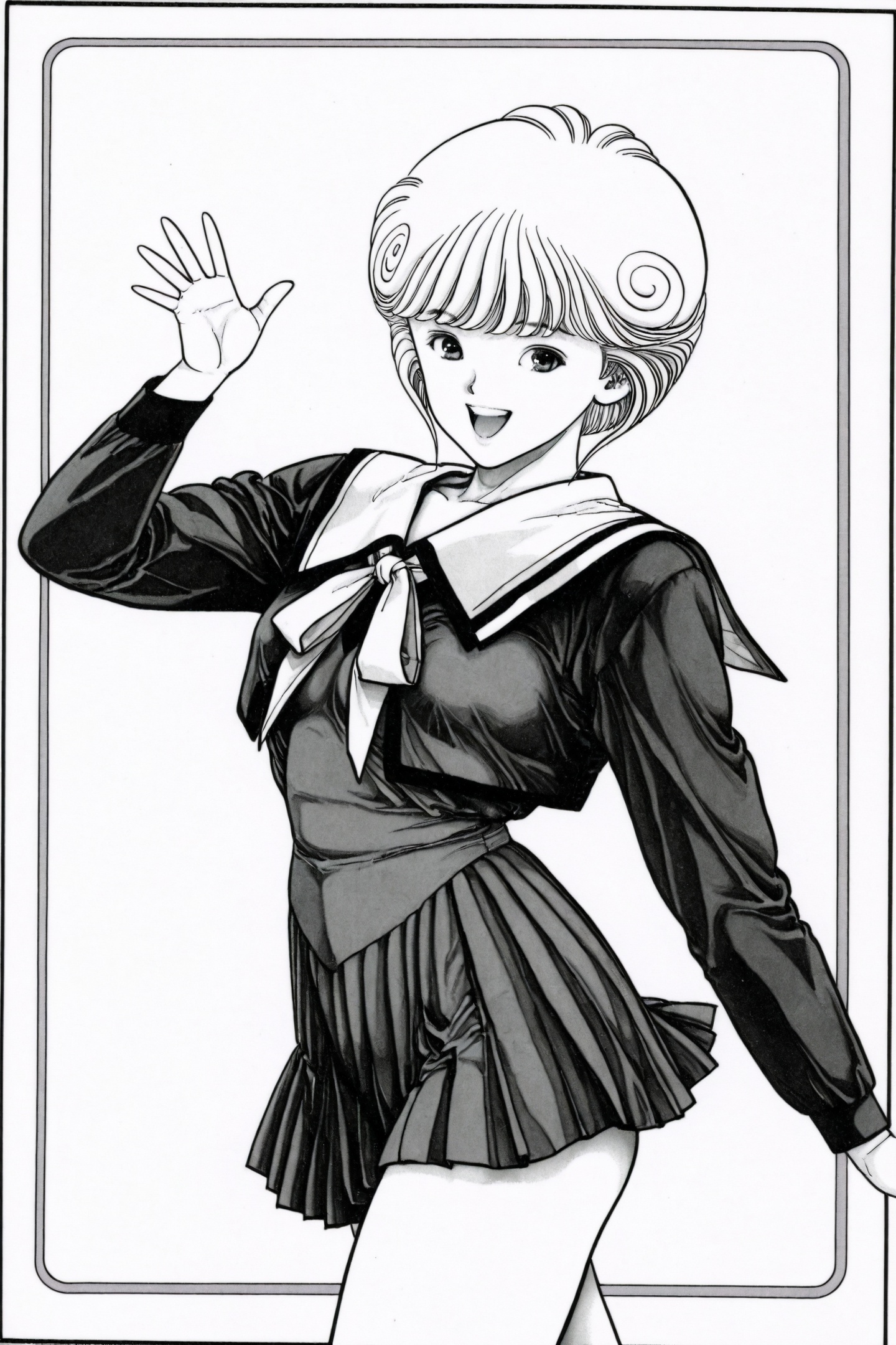 Katsura Masakazu Style,  Ai Amano,  1girl on Tensor.Art
