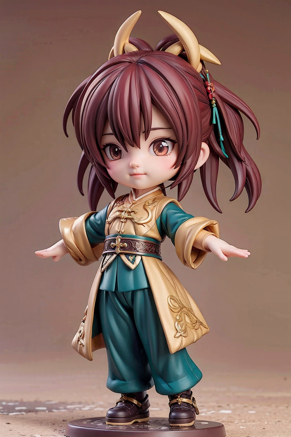 (boy:1.2),full body,arms at sides,chinese clothes,