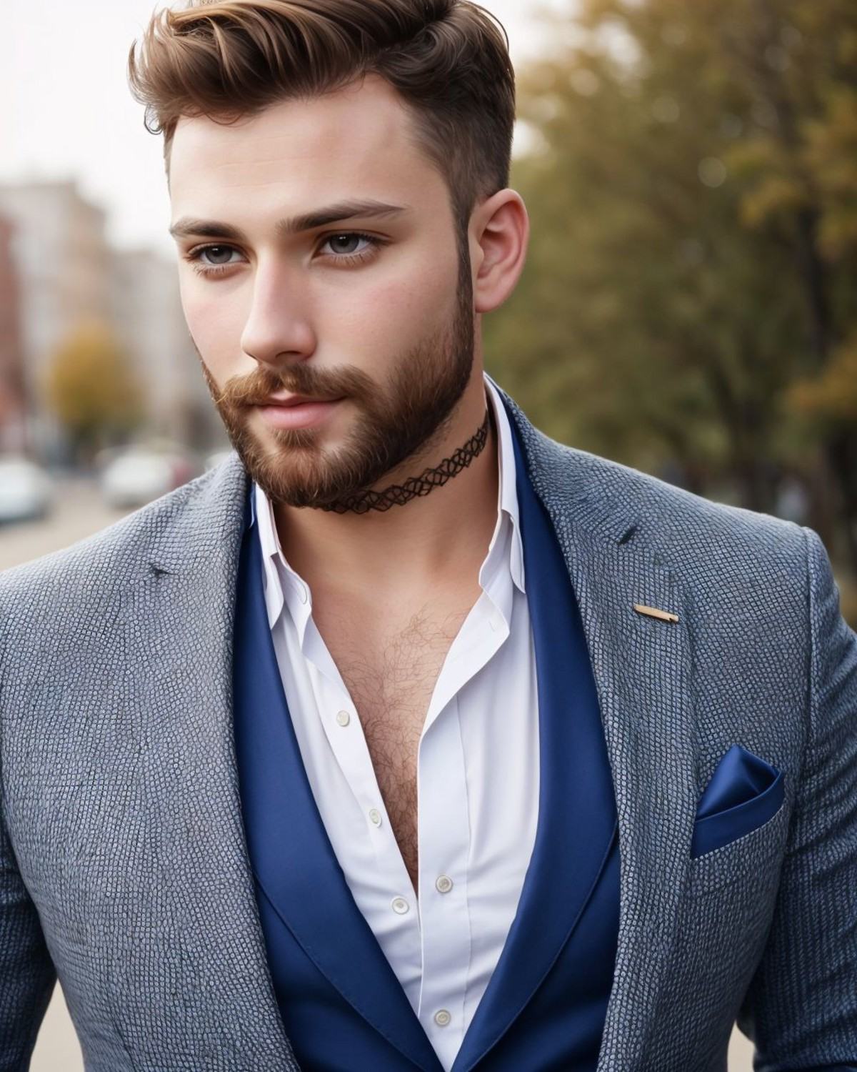 photo of a man,  suit,  masculine on Tensor.Art