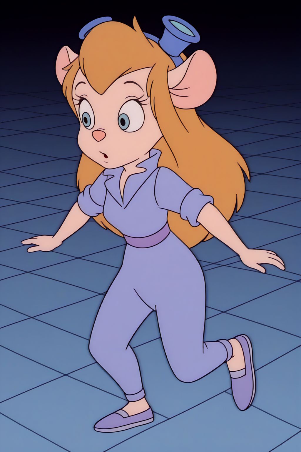 Gadget Hackwrench,  anime coloring on Tensor.Art