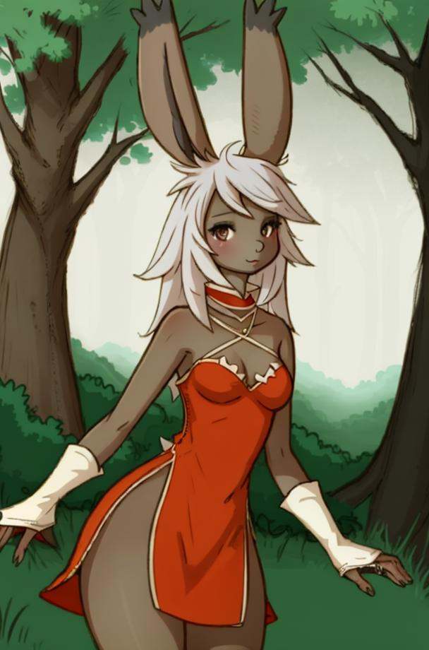 VieraCzar,  (viera,  dark skin on Tensor.Art