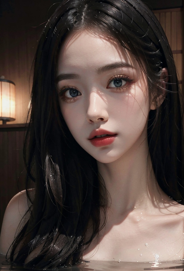 (onsen:1.4),(raw photo:1.2),((photorealistic:1.4))best quality,masterpiece,illustration,an extremely delicate and beautiful,extremely detailed,CG,unity,8k wallpaper,Amazing,finely detail,masterpiece,best quality,official art,extremely detailed CG unity 8k wallpaper,absurdres,incredibly absurdres,huge filesize,ultra-detailed,highres,extremely detailed,beautiful detailed girl,(light on face),(cinematic lighting),1girl,looking at viewer,<lora:御姐脸型1-000004:0.6>,