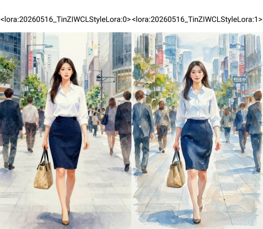 20260516_TinZIWCLStyleLora 水彩风格 by 天TIN on Tensor.Art