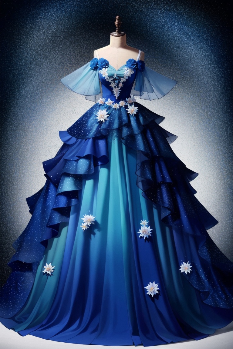 ClothingDesign,  dress,  flower by 师叔 on Tensor.Art