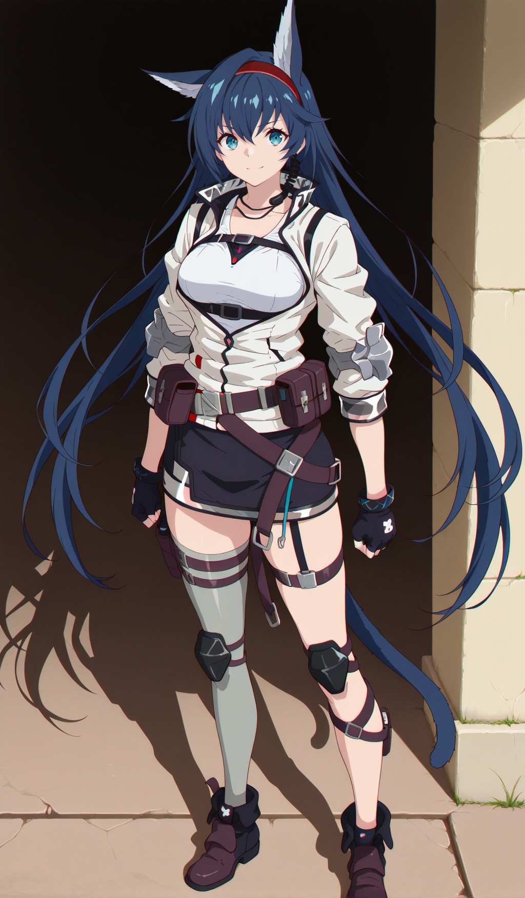 blaze_arknight_ilxl,  1girl,  solo on Tensor.Art